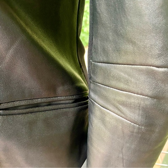 REBECCA MINKOFF 🌺Gorgeous ‘Becky’ Lambskin Leather Jacket w/ Pointe. Size XS — - Picture 11 of 16